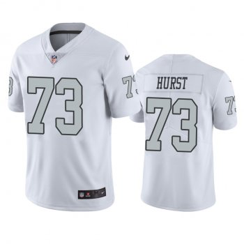 Oakland Raiders #73 Men's White Maurice Hurst Color Rush Limited Jersey