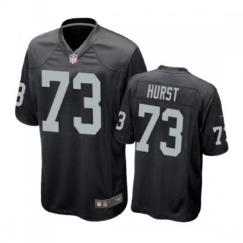 Oakland Raiders #73 Maurice Hurst Black Nike Game Jersey