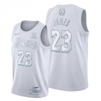 Los Angeles Lakers LeBron James White MVP #23 Jersey