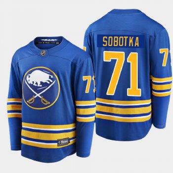 Men's Buffalo Sabres Vladimir Sobotka #71 Home Breakaway Player Royal 2020-21 Jersey