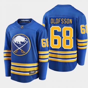 Men's Buffalo Sabres Victor Olofsson #68 Home Breakaway Player Royal 2020-21 Jersey