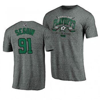 Dallas Stars Tyler Seguin 2020 Stanley Cup Playoffs Bound Goon Heathered Gray T-Shirt