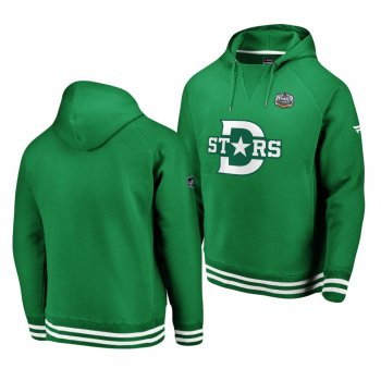 Dallas Stars 2020 Winter Classic Green White Throwback Pullover Hoodie