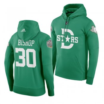 #30 Ben Bishop Dallas Stars 2020 Winter Classic Green Retro Adidas Hoodie