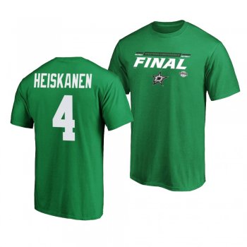 Miro Heiskanen Dallas Stars 2020 Stanley Cup Playoffs Western Conference Final Bound Overdrive T-Shirt - Green