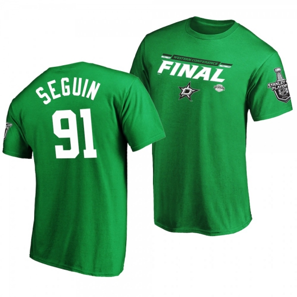 Dallas Stars Tyler Seguin Overdrive Green 2020 Stanley Cup Playoffs Western Conference Final T-Shirt