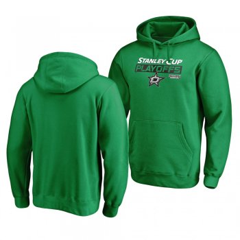 Stars Kelly Green Stanley Cup Playoffs Bound Body Checking Pullover Hoodie