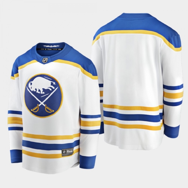 Men's Buffalo Sabres Away Breakaway White 2020-21 Jersey