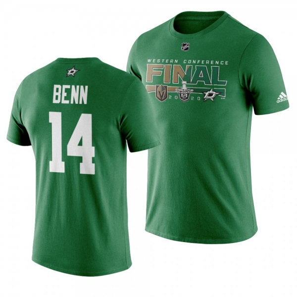 Jamie Benn Dallas Stars 2020 Stanley Cup Playoffs Western Conference Final Matchup T-Shirt - Green