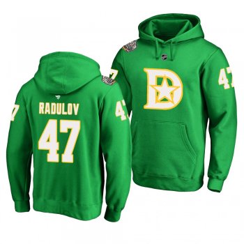 Dallas Stars #47 Alexander Radulov 2020 Winter Classic Kelly Green Design Hoodie