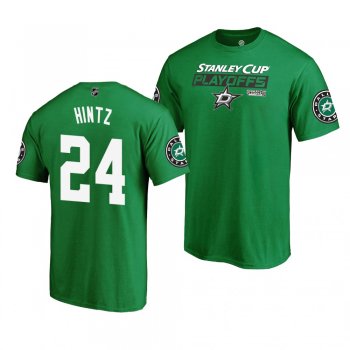 2019 Stanley Cup Playoffs Stars Roope Hintz Bound Body Checking T-Shirt Kelly Green