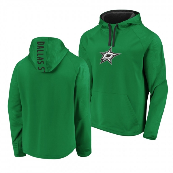 Dallas Stars Kelly Green Monochrome Pullover Hoodie