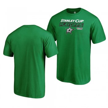 Stars 2019 Stanley Cup Playoffs Bound Body Checking Short Sleeve Kelly Green Men's T-Shirt