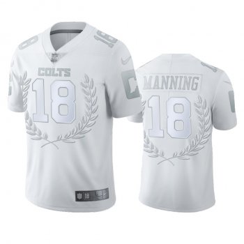 Indianapolis Colts Peyton Manning White NFL MVP Platinum Limited Jersey