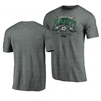 Dallas Stars 2020 Stanley Cup Playoffs Bound Goon Heathered Gray T-Shirt