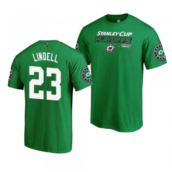 2019 Stanley Cup Playoffs Stars Esa Lindell Bound Body Checking T-Shirt Kelly Green