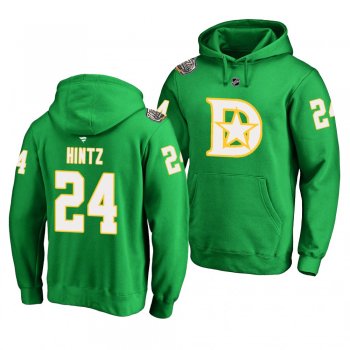 Dallas Stars #24 Roope Hintz 2020 Winter Classic Kelly Green Design Hoodie