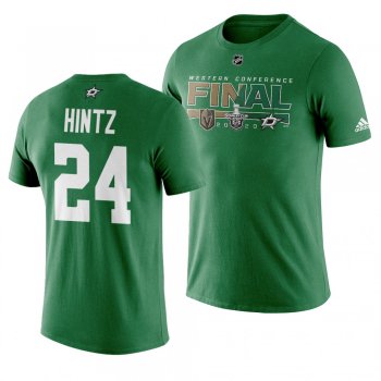 Roope Hintz Dallas Stars 2020 Stanley Cup Playoffs Western Conference Final Matchup T-Shirt - Green