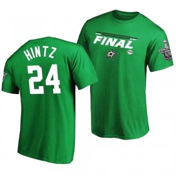 Dallas Stars Roope Hintz Overdrive Green 2020 Stanley Cup Playoffs Western Conference Final T-Shirt