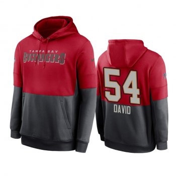 Tampa Bay Buccaneers Lavonte David Red Pewter Sideline Impact Lockup Performance Hoodie