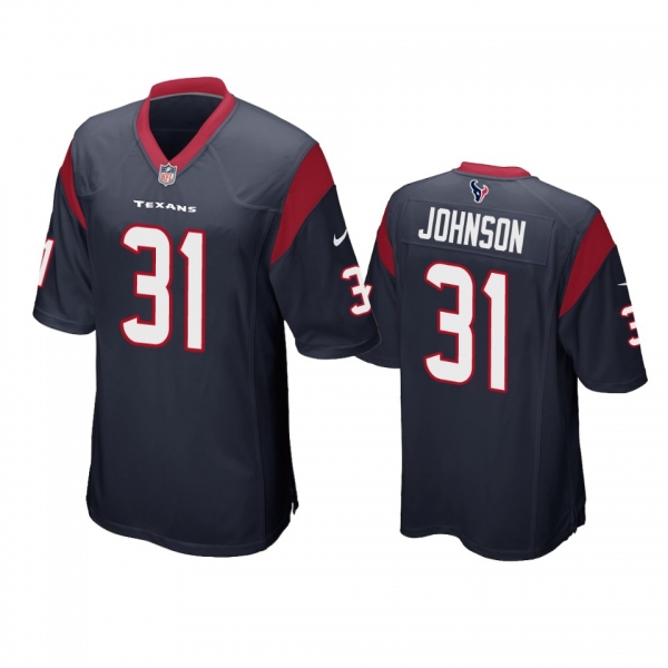 Houston Texans David Johnson Navy Game Jersey