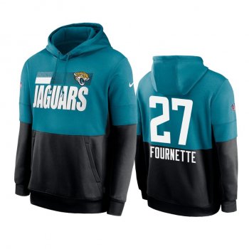 Jacksonville Jaguars Leonard Fournette Black Sideline Impact Lockup Performance Hoodie