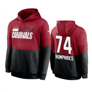 Arizona Cardinals D.J. Humphries Cardinal Black Sideline Impact Lockup Performance Hoodie