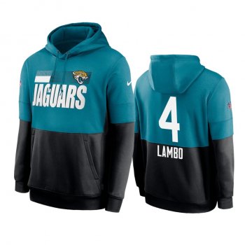 Jacksonville Jaguars Josh Lambo Black Sideline Impact Lockup Performance Hoodie