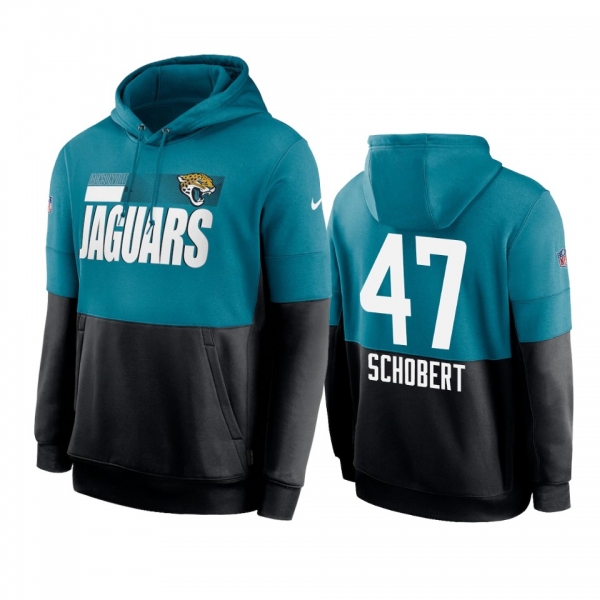 Jacksonville Jaguars Joe Schobert Black Sideline Impact Lockup Performance Hoodie