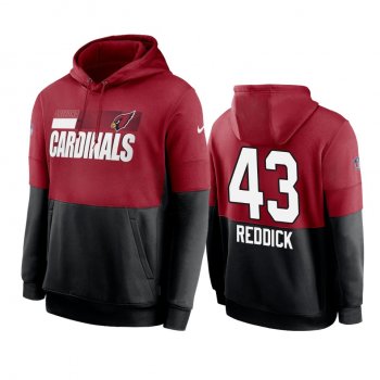 Arizona Cardinals Haason Reddick Cardinal Black Sideline Impact Lockup Performance Hoodie