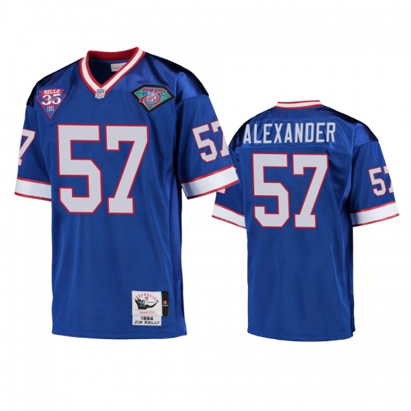 Buffalo Bills Lorenzo Alexander Royal Vintage Replica Jersey Sale