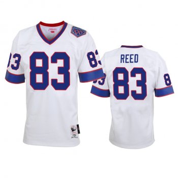 Buffalo Bills Andre Reed White Vintage Replica Retired Player Jersey Sale