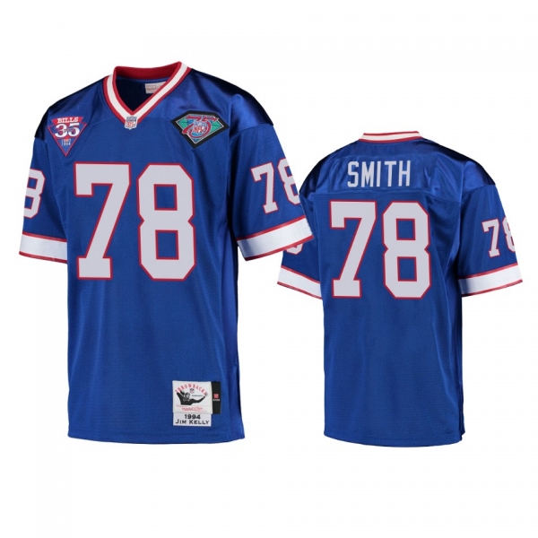 Buffalo Bills Bruce Smith Royal Vintage Replica Jersey Cheap