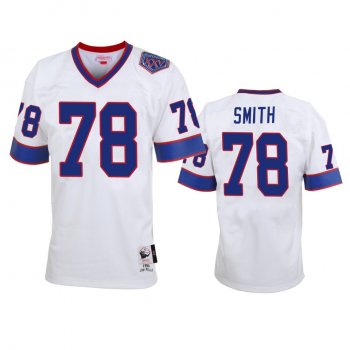 Buffalo Bills Bruce Smith White Vintage Replica Jersey Cheap