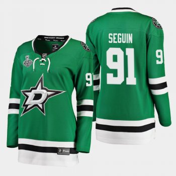 Women's Dallas Stars Tyler Seguin #91 2020 Stanley Cup Final Home Breakaway Player Jersey - Green