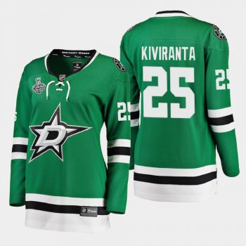 Women's Dallas Stars Joel Kiviranta #25 2020 Stanley Cup Final Home Breakaway Player Jersey - Green