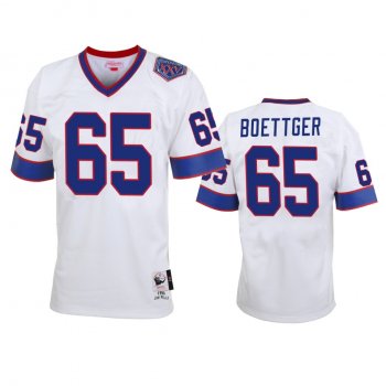 Buffalo Bills Ike Boettger White Vintage Replica Jersey Sale