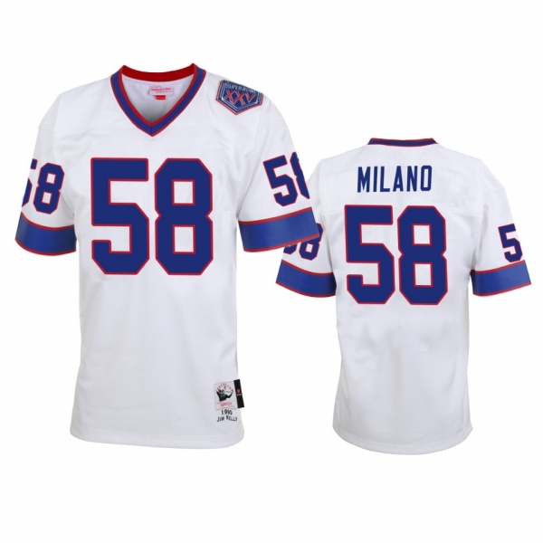 Buffalo Bills Matt Milano White Vintage Replica Jersey Sale