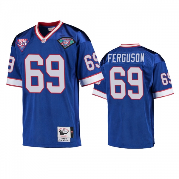 Buffalo Bills Reid Ferguson Royal Vintage Replica Jersey Sale