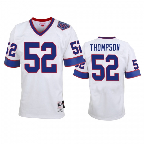 Buffalo Bills Corey Thompson White Vintage Replica Jersey Sale