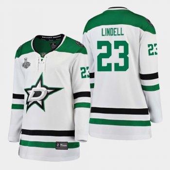 Women's Dallas Stars Esa Lindell #23 2020 Stanley Cup Final Away Breakaway Player Jersey - White