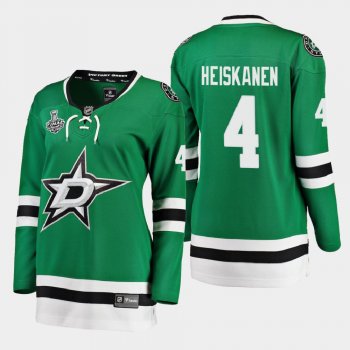 Women's Dallas Stars Miro Heiskanen #4 2020 Stanley Cup Final Home Breakaway Player Jersey - Green