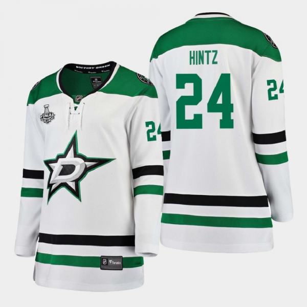 Women's Dallas Stars Roope Hintz #24 2020 Stanley Cup Final Away Breakaway Player Jersey - White