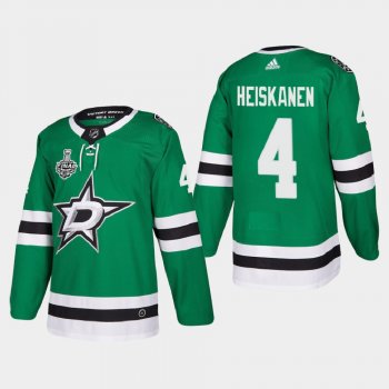 Dallas Stars Miro Heiskanen #4 2020 Stanley Cup Final Kelly Green Authentic Patch Jersey