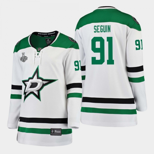 Women's Dallas Stars Tyler Seguin #91 2020 Stanley Cup Final Away Breakaway Player Jersey - White