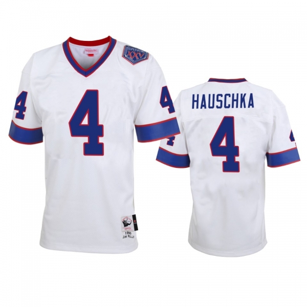 Buffalo Bills Steven Hauschka White Vintage Replica Jersey Sale