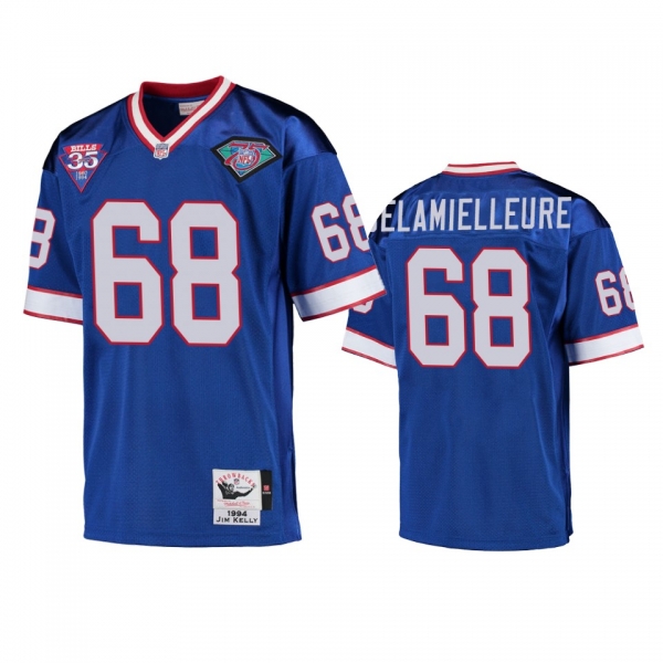 Buffalo Bills Joe DeLamielleure Royal Vintage Replica Retired Player Jersey Sale