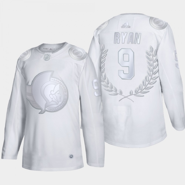 Men's Ottawa Senators bobby ryan Awards Collection 2020 Masterton Trophy White Jersey