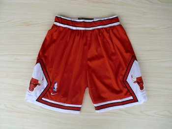 Bulls Red Nike Mesh NBA Shorts