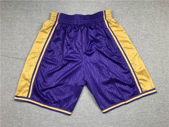 Lakers Purple Swingman Shorts